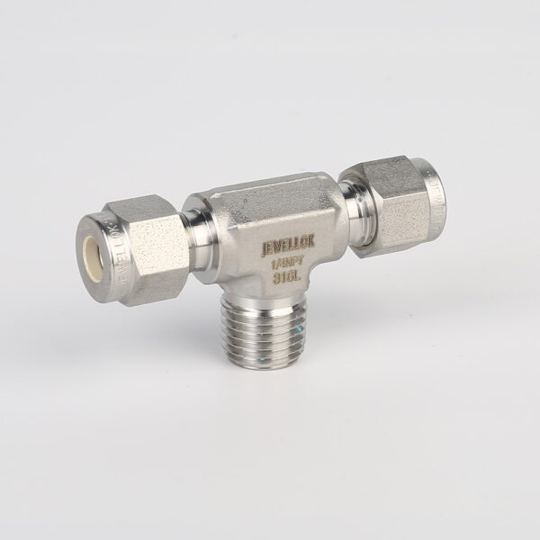 772L Male Branch Tee | Stainless Steel High-Purity Tube Fitting Male Branch Tee