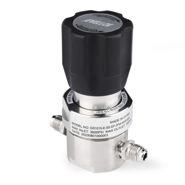 JR1000 Series UHP Ultra High Purity Single Stage Pressure Reducing Regulator And Low To Intermediate Flow