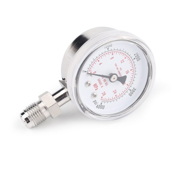 Ultra High Purity Oxygen Pressure Gauge For Semiconductor Gases JG Series Pressure Instruments For Semiconductor Manufacturing