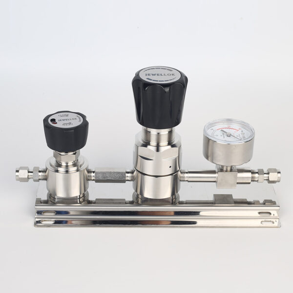 Gas-Stick-Assemblies-JSR-2TGS-100-10-DV04-DV04-A-N2-1 High Purity High Flow Pressure Control Regulators & Valves Gas Stick Assemblies JSR-2TG Series