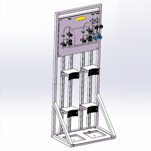 Manual Gas Rack High Purity Gas Delivery Systems JW-100-GR