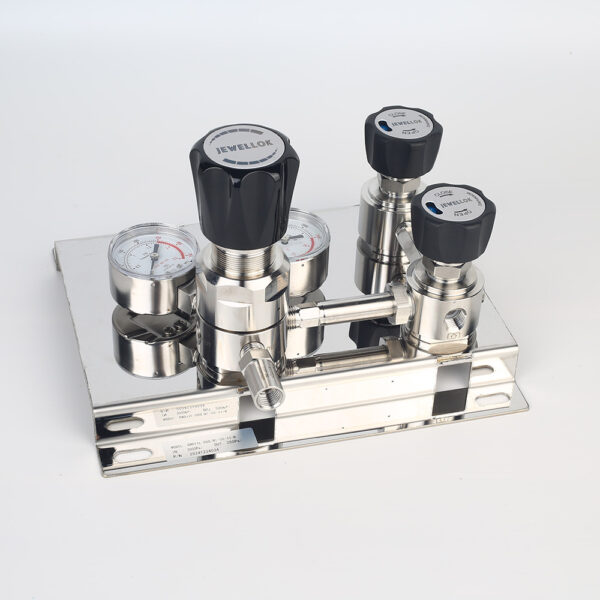 Pressura-Control-Panels-JSP-1E-Series-1 Stainless Steel 316L Single Stage Regulator Pressure Control Panels JSP-1E Series For Semiconductor Fluid Control